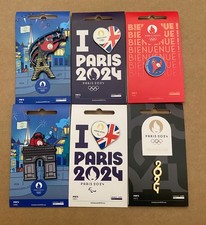 Paris 2024 Olympic pin badges