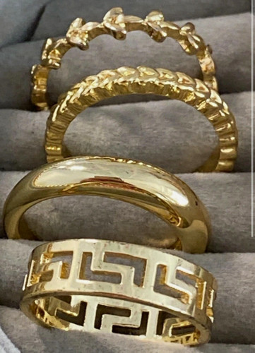 Lovisa gold rings - lovisa, 4x