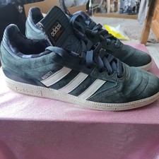 Adidas Busenitz Pro trainers blue suede mens uk size 10 