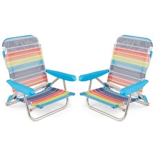 2 Pack Foldable Beach Chair