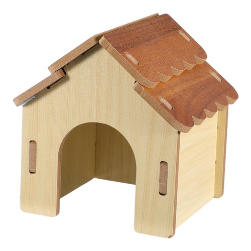 Hamster wooden house maze - hamster,