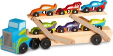 Mega Race Car Carrier - Wooden