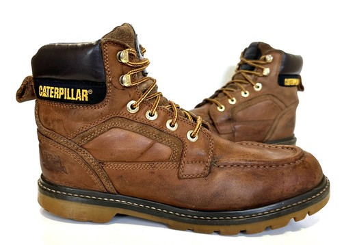 Mens caterpillar brown leather - brown,