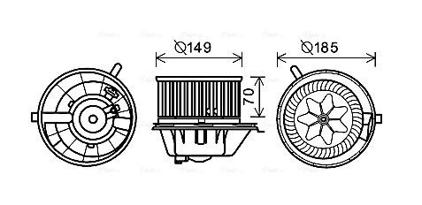 Ava interior blower - ava,