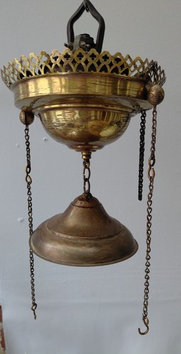 Victorian hanging paraffin oil - paraffin,