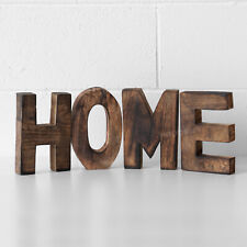 Large Wooden Home Block Letters Set Decorative Shelf Ornaments Sign Home Decor