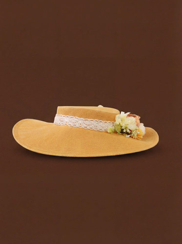 Wide brim straw - sun, hat