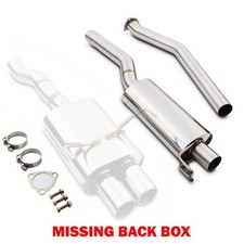 RD3426 TWIN EXIT CAT BACK EXHAUST SYSTEM FOR HONDA CIVIC EP3 TYPE R 00-05