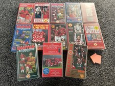 Job Lot Bundle Vintage Collectible Manchester United DVDs X13