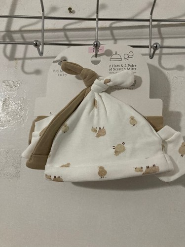 Primary baby mitten hats - primary,
