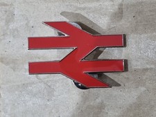 BR Classic Red Double Arrows Butterfly Pin Train Badge