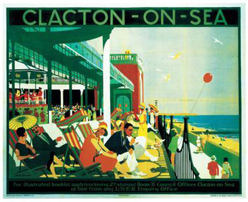 Vintage clacton sea - clacton, on