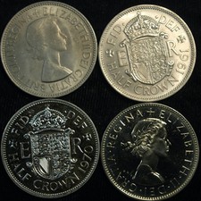 Halfcrown 1953 1970 - halfcrown,