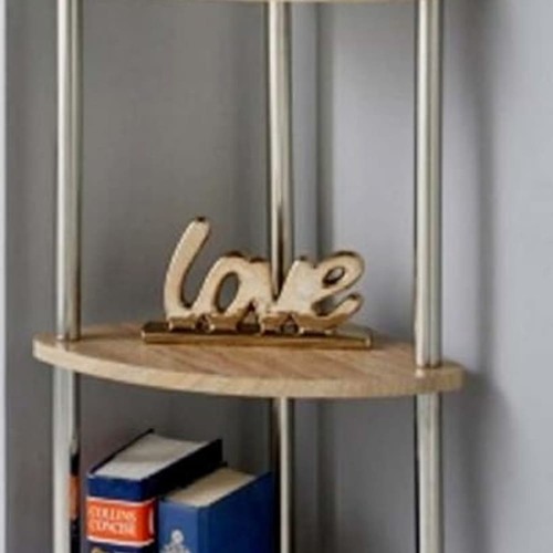 Tier oak effect corner shelf - 3,
