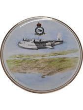 Collector Plate RAF Pembroke Dock Flying Boat Illustration 10 Inch T2750 D147