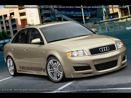 Audi front bumper shadow - audi, b6