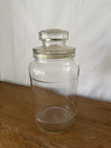 Vintage large glass storage - vintage,