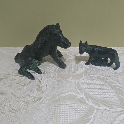 Vintage capitoline wolf boar - capitoline,