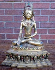 Antique chinese tibetan buddha - tibetan,