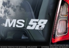 MARCO SIMONCELLI Car Sticker -