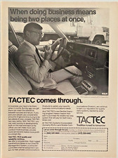 TACTEC Radio Systems RCA Corporation Vintage 1982 Print Ad