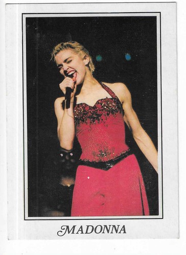 Music postcard madonna - music,