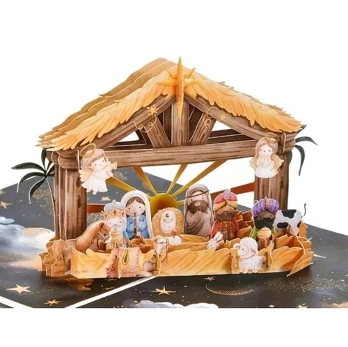 Christmas nativity pop up - christmas,