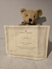 Russ Limited Edition Bear Barrymore Collectable Vintage With Certificate