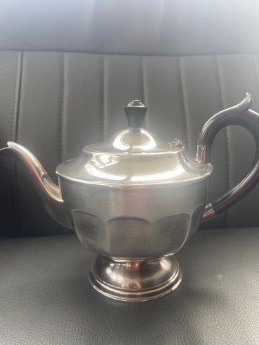 Silver teapot sheffield - teapot,