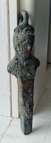 Ancient roman bronze key - roman,