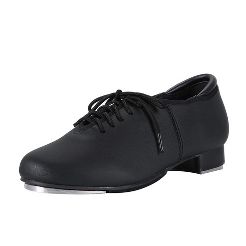 Leather lace tap shoe - lace, up
