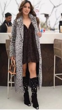 ZARA ANIMAL PRINT FAUX FUR