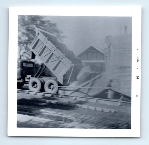 Old vintage square - square, dump