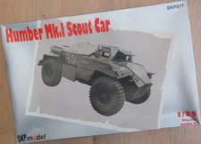 SKP MODEL 011 - WWII BRITISH HUMBER SCOUT CAR MK.I - RARE 1/35 SCALE MODEL KIT