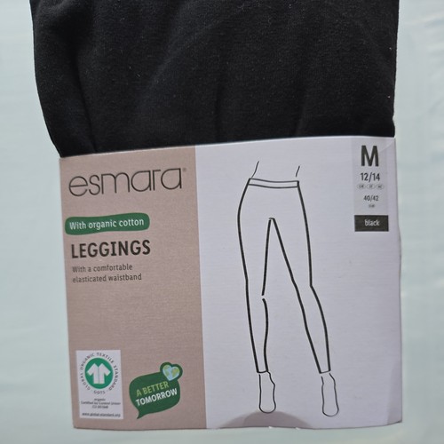Esmara black leggings cotton - black,