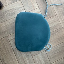 John Lewis Textured Weave Seat Pad, Green, Set of 4