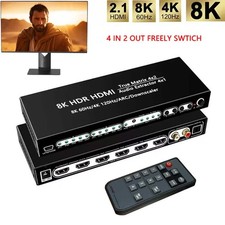 HDMI2.1 8K HDR HDMI Matrix 4x2