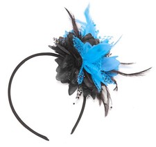 Flower Feather Hair Fascinator