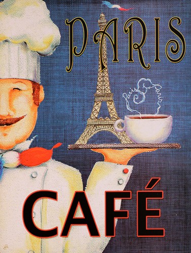 Paris cafe retro - paris,