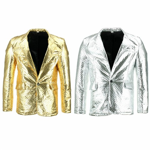 Shiny metallic embossed jacket - metallic,