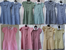 School Gingham Dresses In 6 Colours And Many Styles Aged 2y-14y
