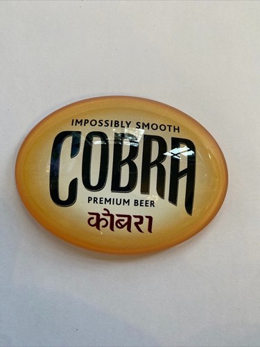 Cobra beer oval fisheye badge - oval,