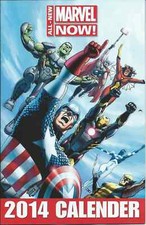 MARVEL CALENDAR 2014 GIVEAWAY PROMO RARE NM SPIDERMAN AVENGERS WOLVERINE IRONMAN