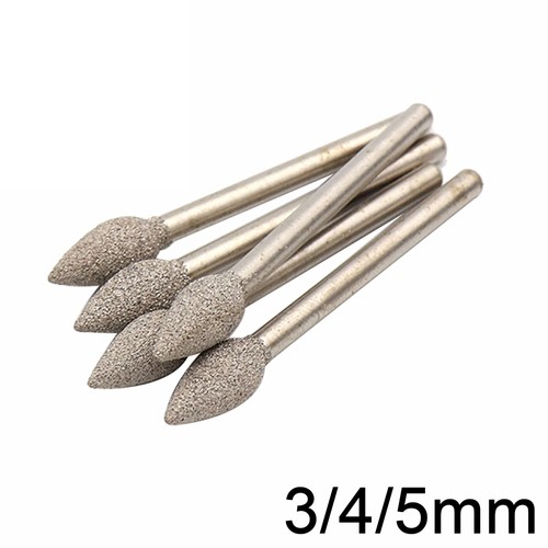 Olive diamond burrs - diamond, brazing