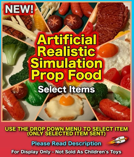 Artificial simulation food - artificial,