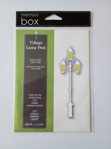 Memory box die village lamp - box,