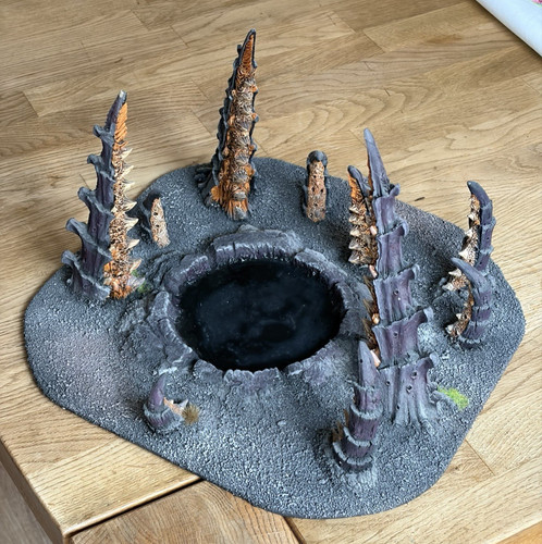 Tyranid terrain digestion - terrain,