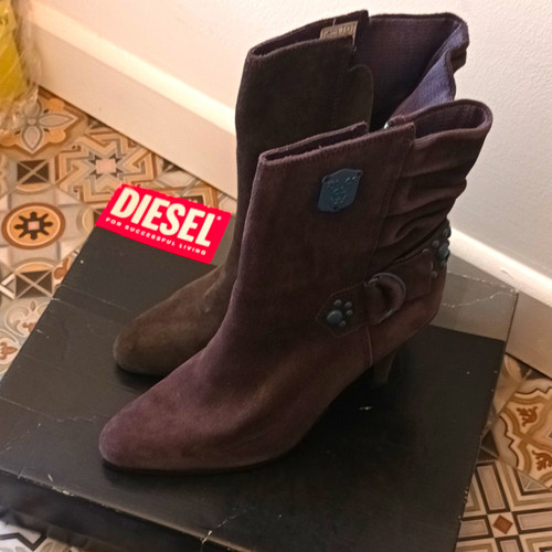 Diesel schluchtern brown - diesel, suede