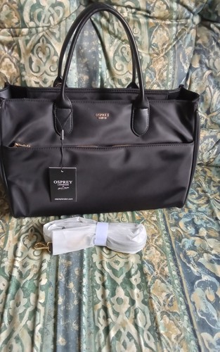 New osprey black fabric nomad - new,