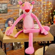60-130CM Pink Panther Plush Toy Stuffed Animal Christmas Doll Birthday Pillow